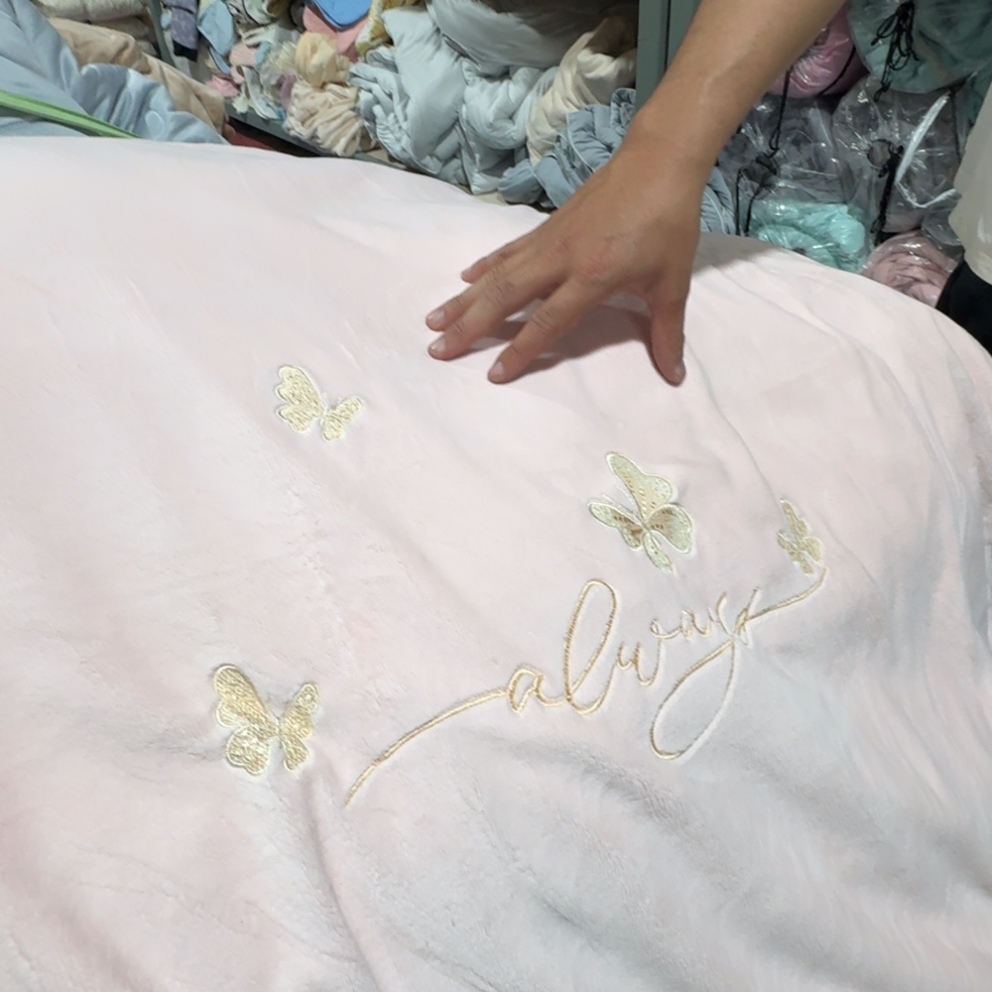 绵羊毛聚酯纤维两米被套绒