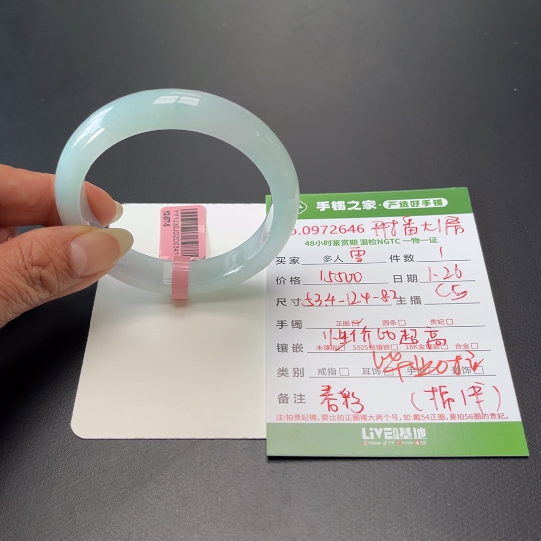 翡翠手镯未镶嵌雪*猪多人