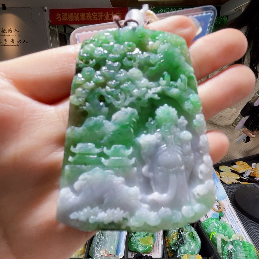 颈饰未镶嵌翡翠翡翠