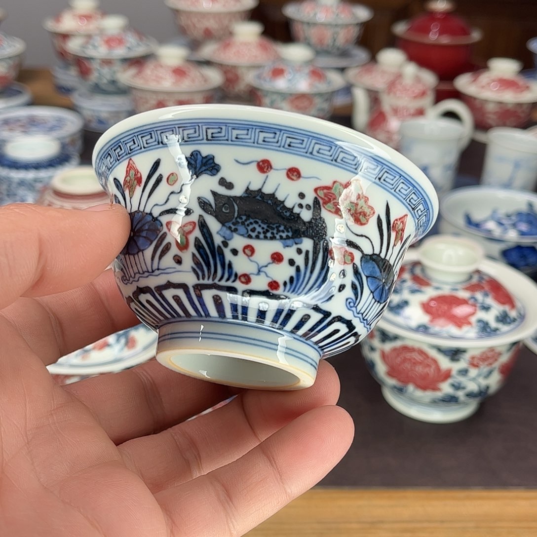 景德镇陶瓷青花釉里红