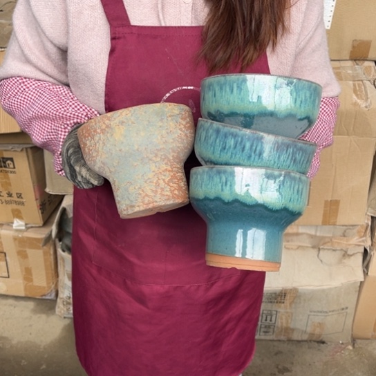 红陶口15高12瑕疵