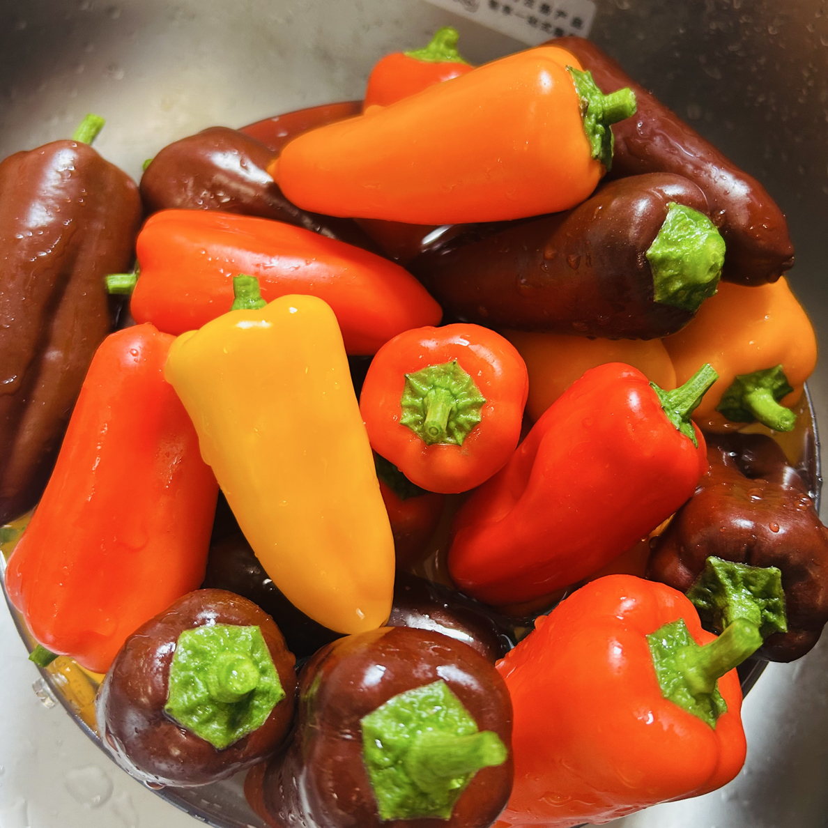 （4色）新鲜五彩椒管理身材甜不辣生吃不上火水果水果甜彩椒