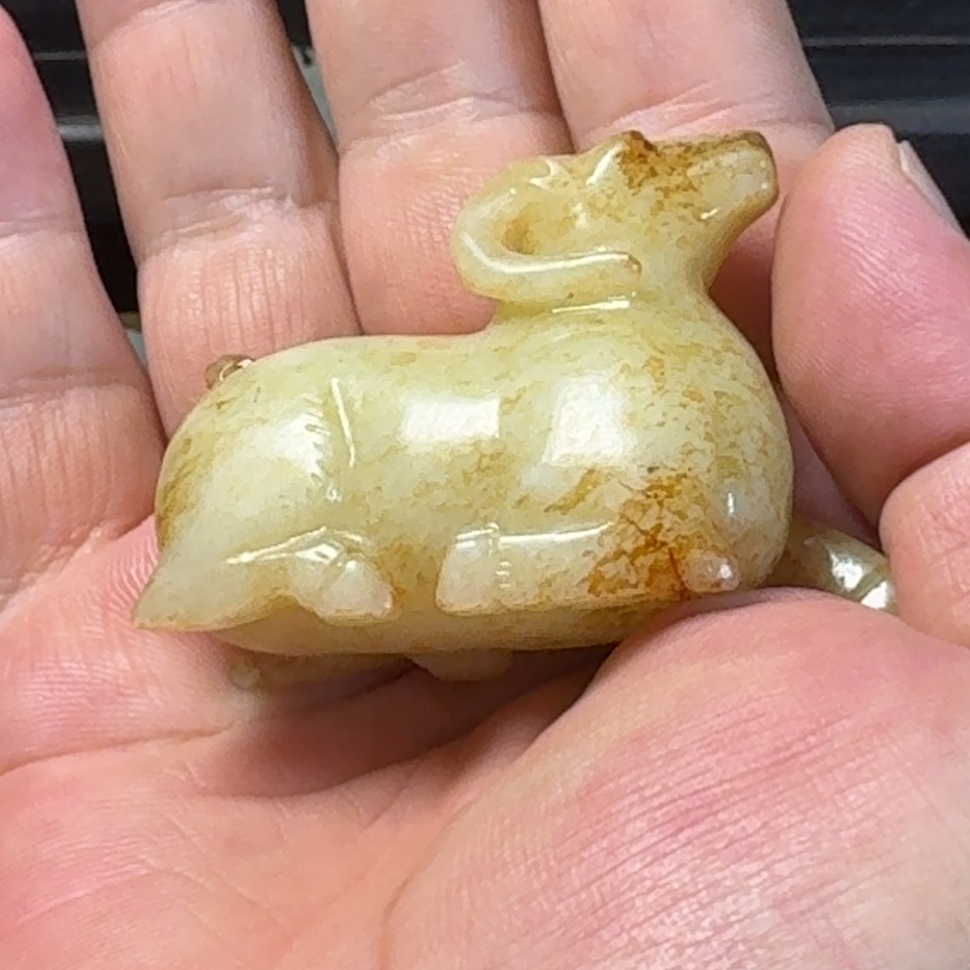 用***9颈饰未镶嵌和田玉