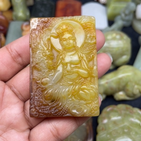 蛇纹石玉颈饰未镶嵌83