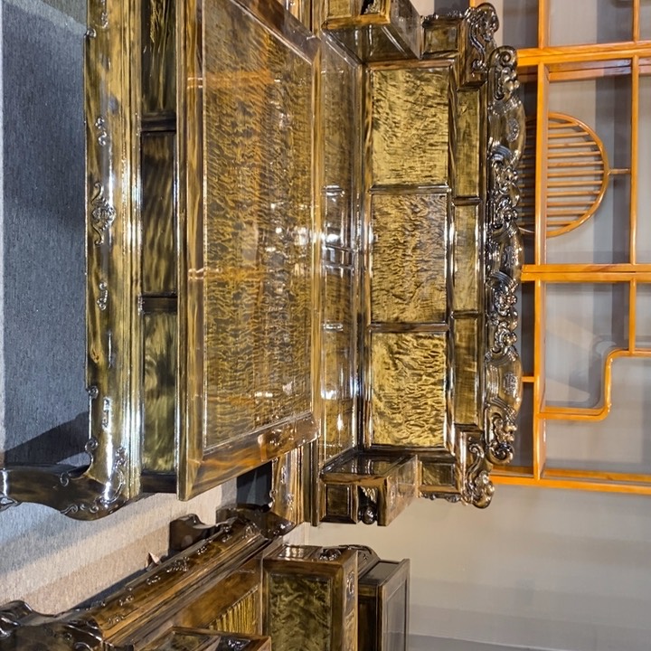 楠木财源滚滚沙发六件套