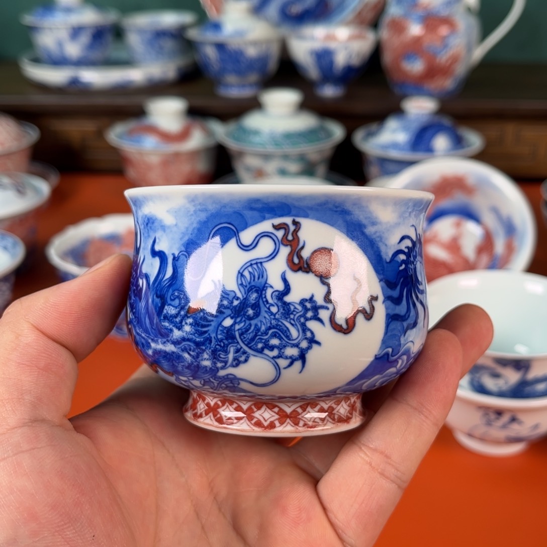 瓷片景德镇手工手绘
