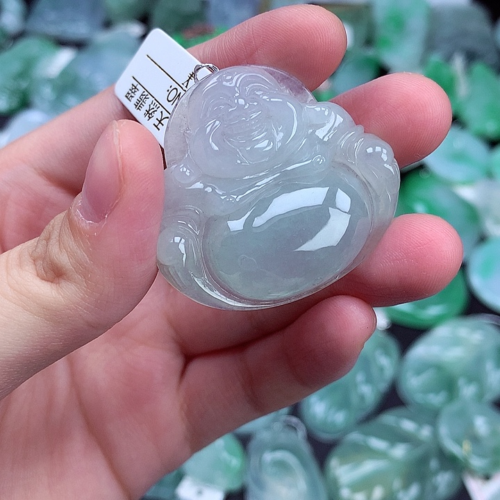 翡翠颈饰未镶嵌A货翡翠