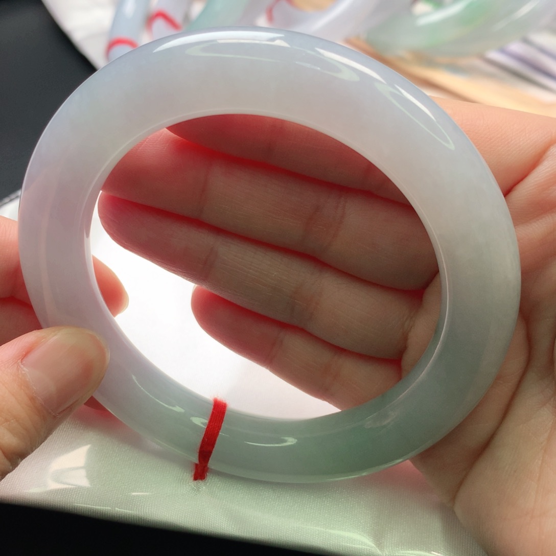 翡翠未镶嵌手镯6162圈