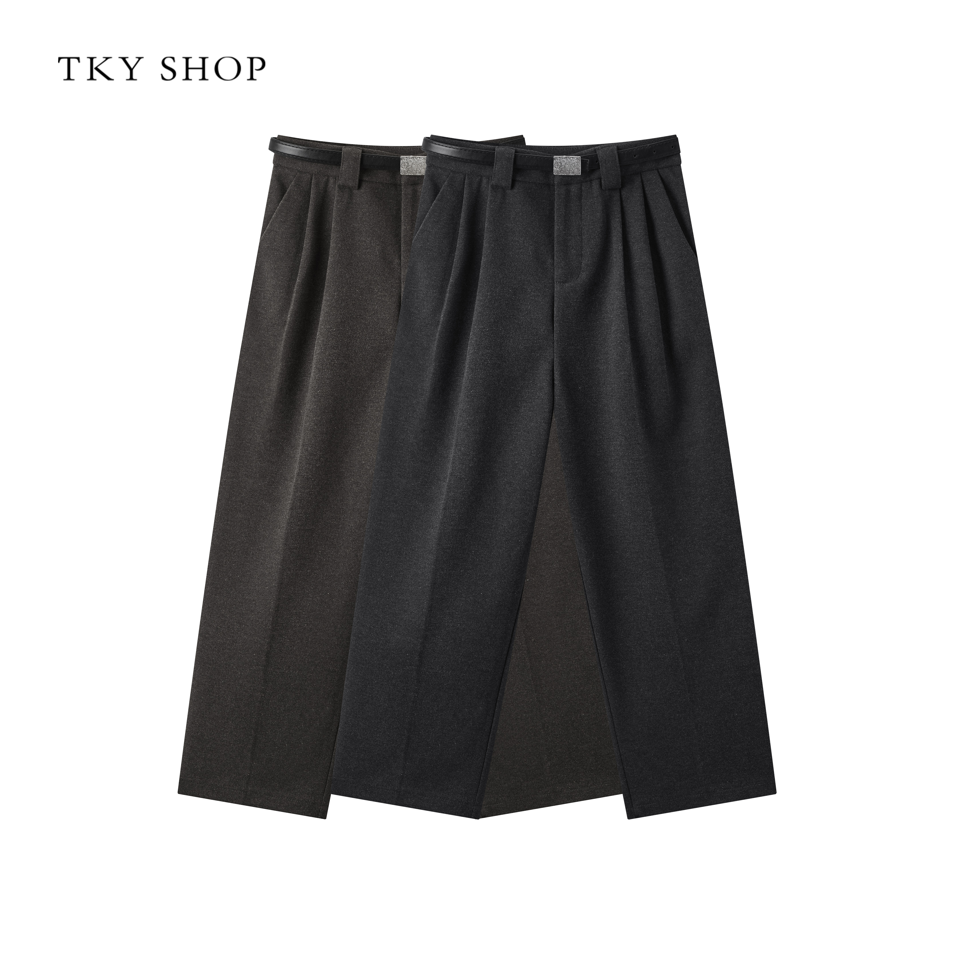 TKYSHOP西装小脚裤休闲裤气质百搭通勤显瘦修身长裤 10H1PA00D396