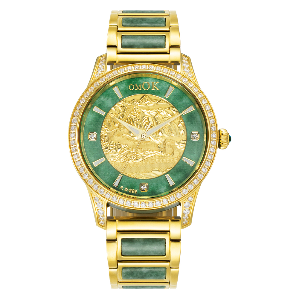 omok万里长城江山图/限量888枚翡翠男士/腕表