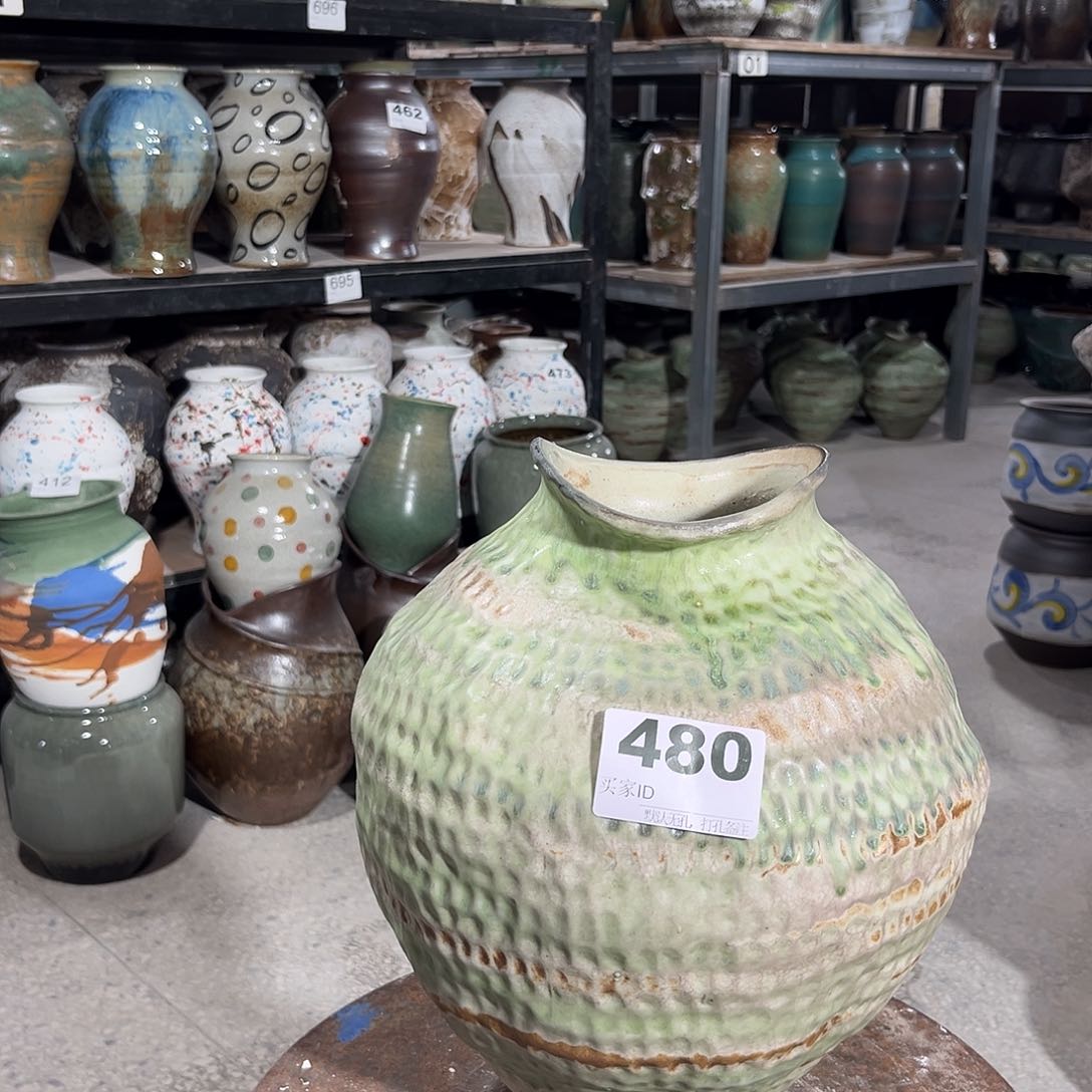 景德镇陶瓷花器默认无孔编号480