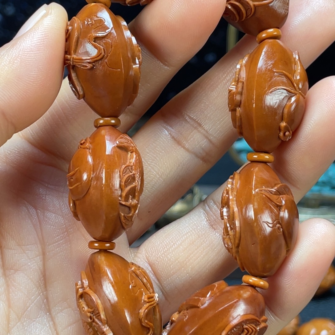 手串/手链橄榄核八方来财