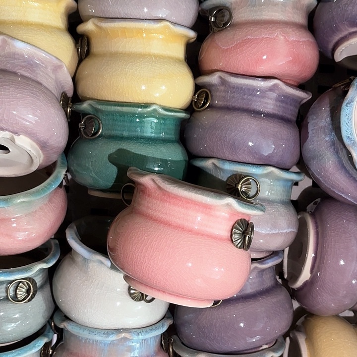 红陶量货｜口7.5-8高7深浅搭配发4