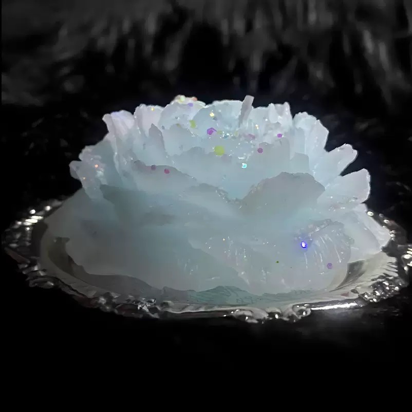 【秘恋】新品碎冰蓝香薰蜡烛适合伴手礼家居摆件