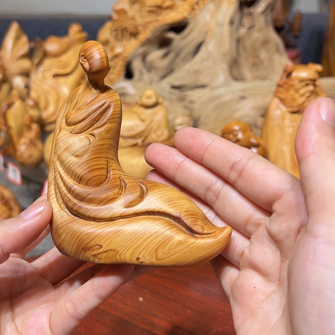 柏木（崖柏）崖柏木手把件摆件