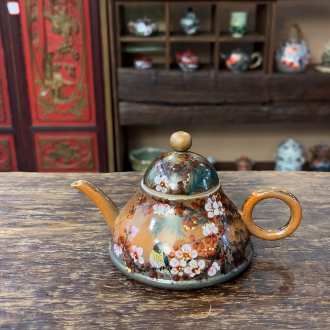 景德镇柴烧手工手绘陶瓷