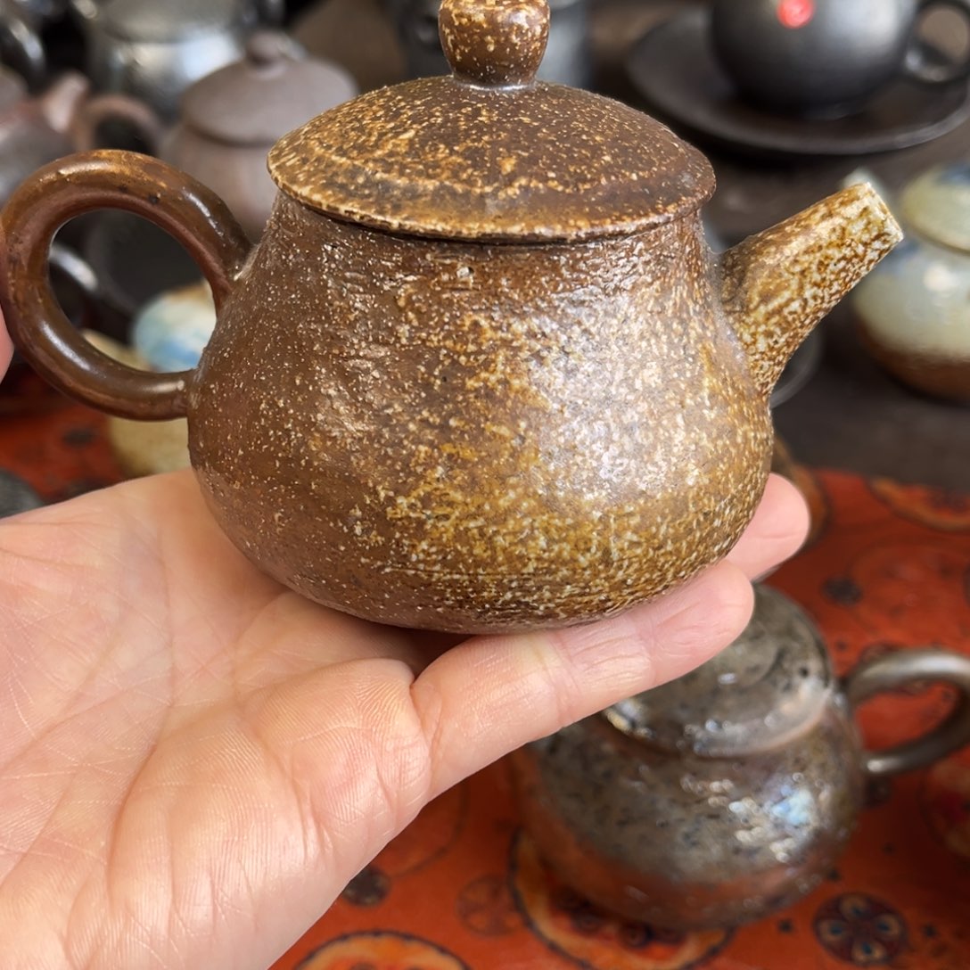 柴烧茶器主人杯杯柴烧