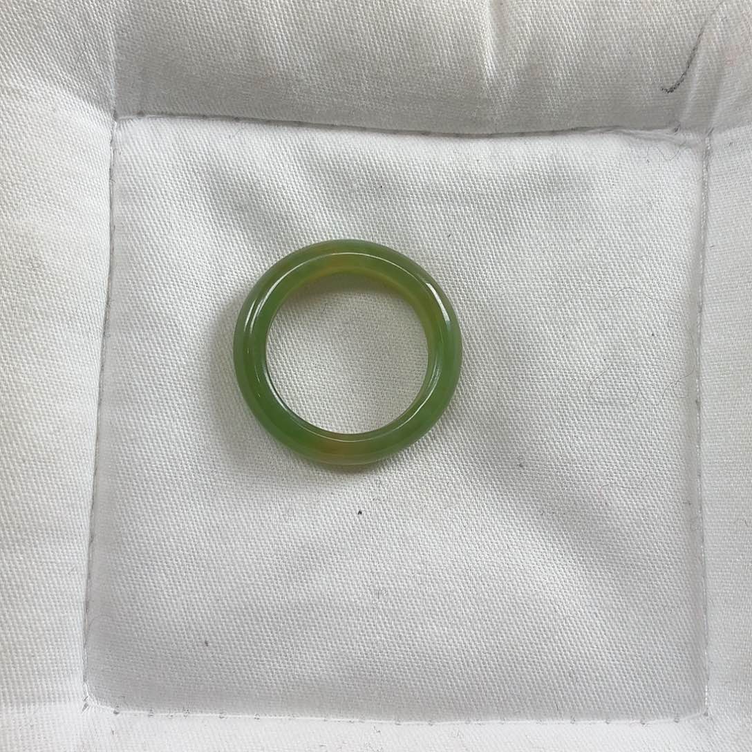 和田玉未镶嵌戒指