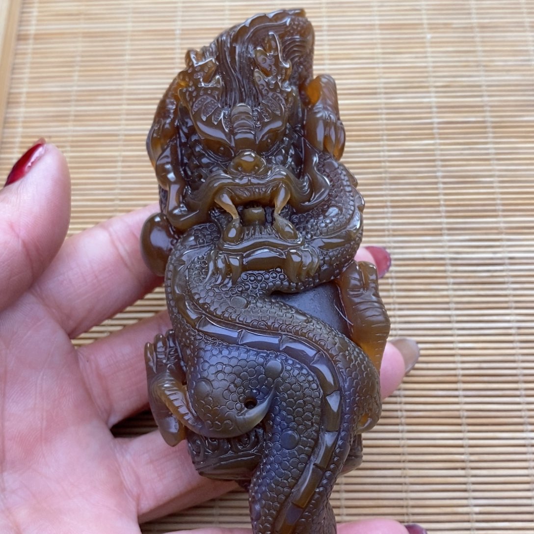 玛瑙/玉髓把件未镶嵌