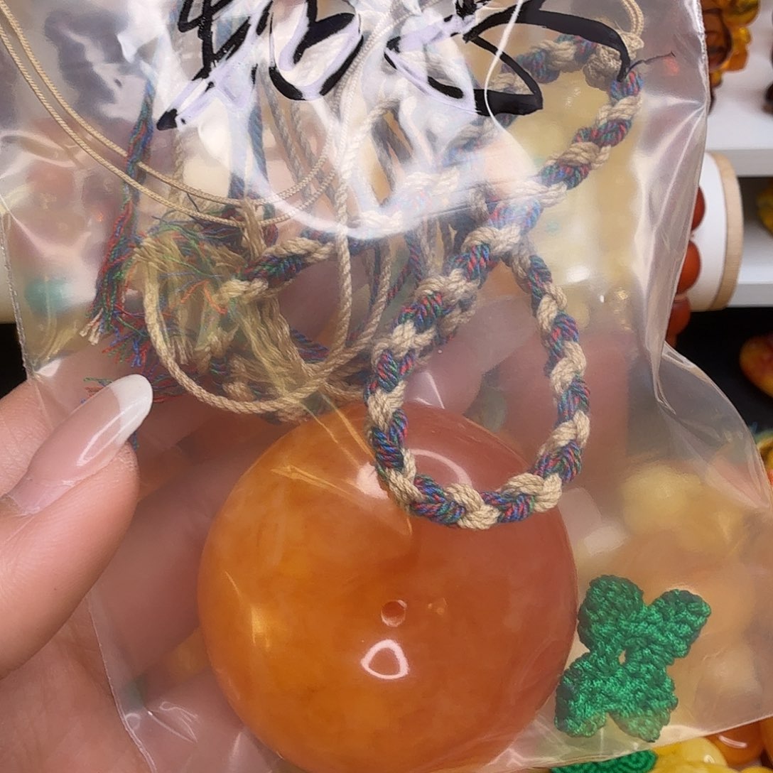 茹***意非金属蜜糖色柿子编好0149