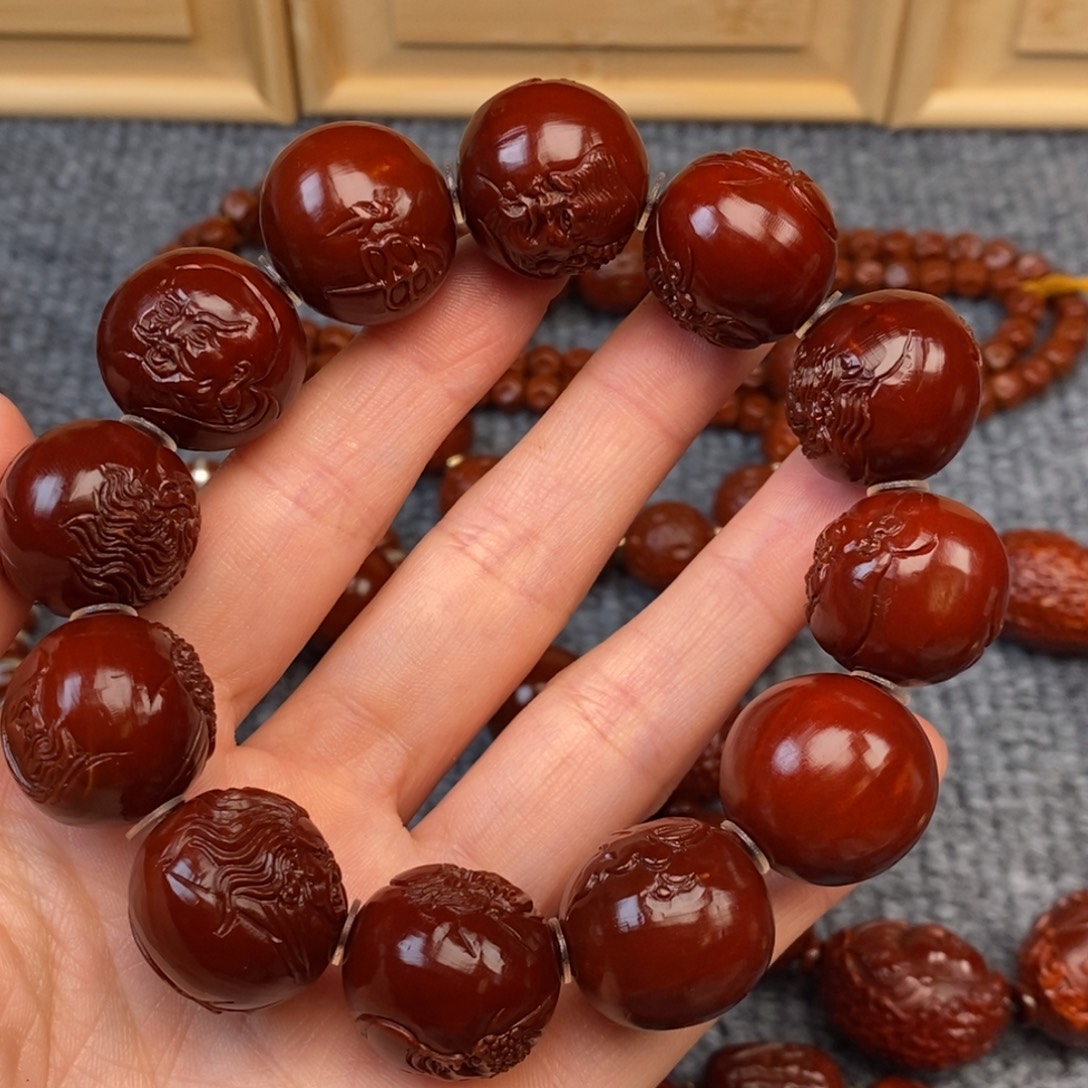 飞***驰橄榄核手串/手链光柱罗汉