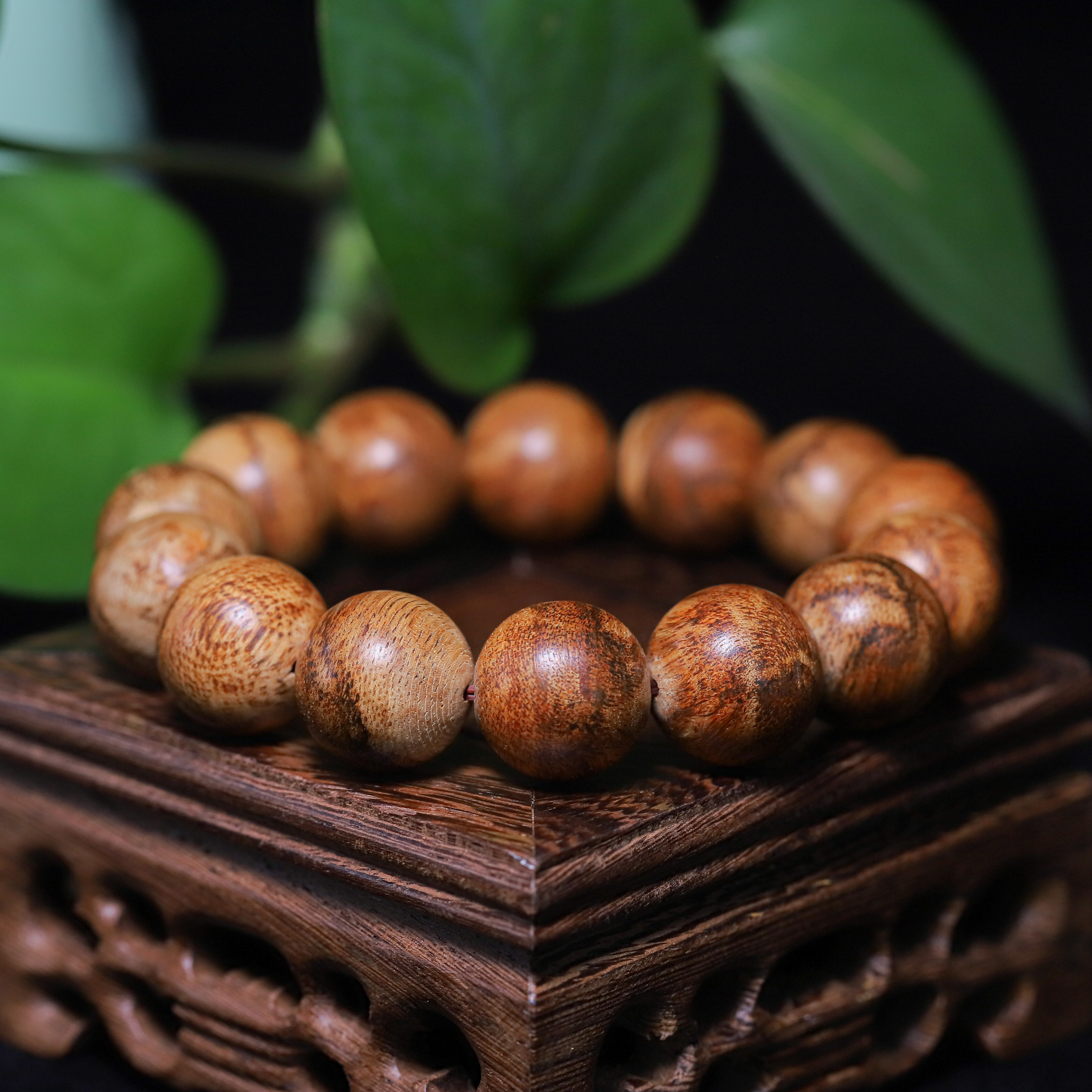 【进阶级】#166越南惠安天然野沉香手串1.65cm22.6g