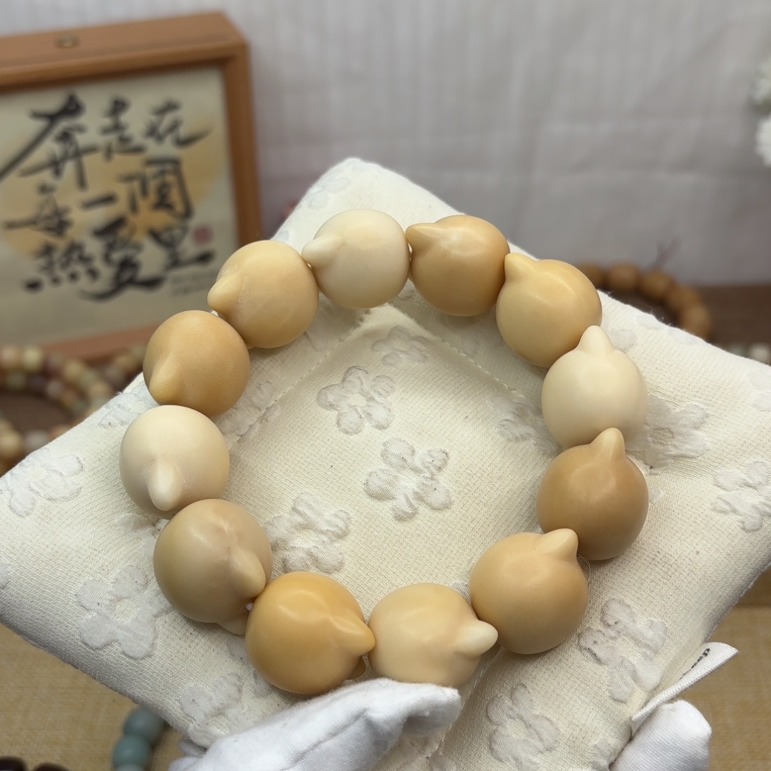 菩提根/象牙果吊坠25干磨牙果多宝奶黄猫头默认瑕777