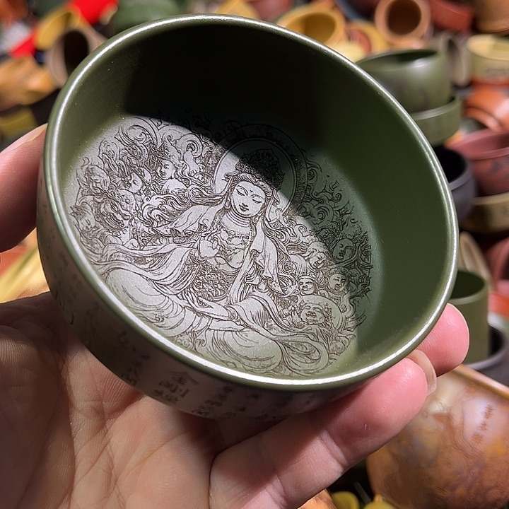 紫砂茶杯全手工紫砂主人杯
