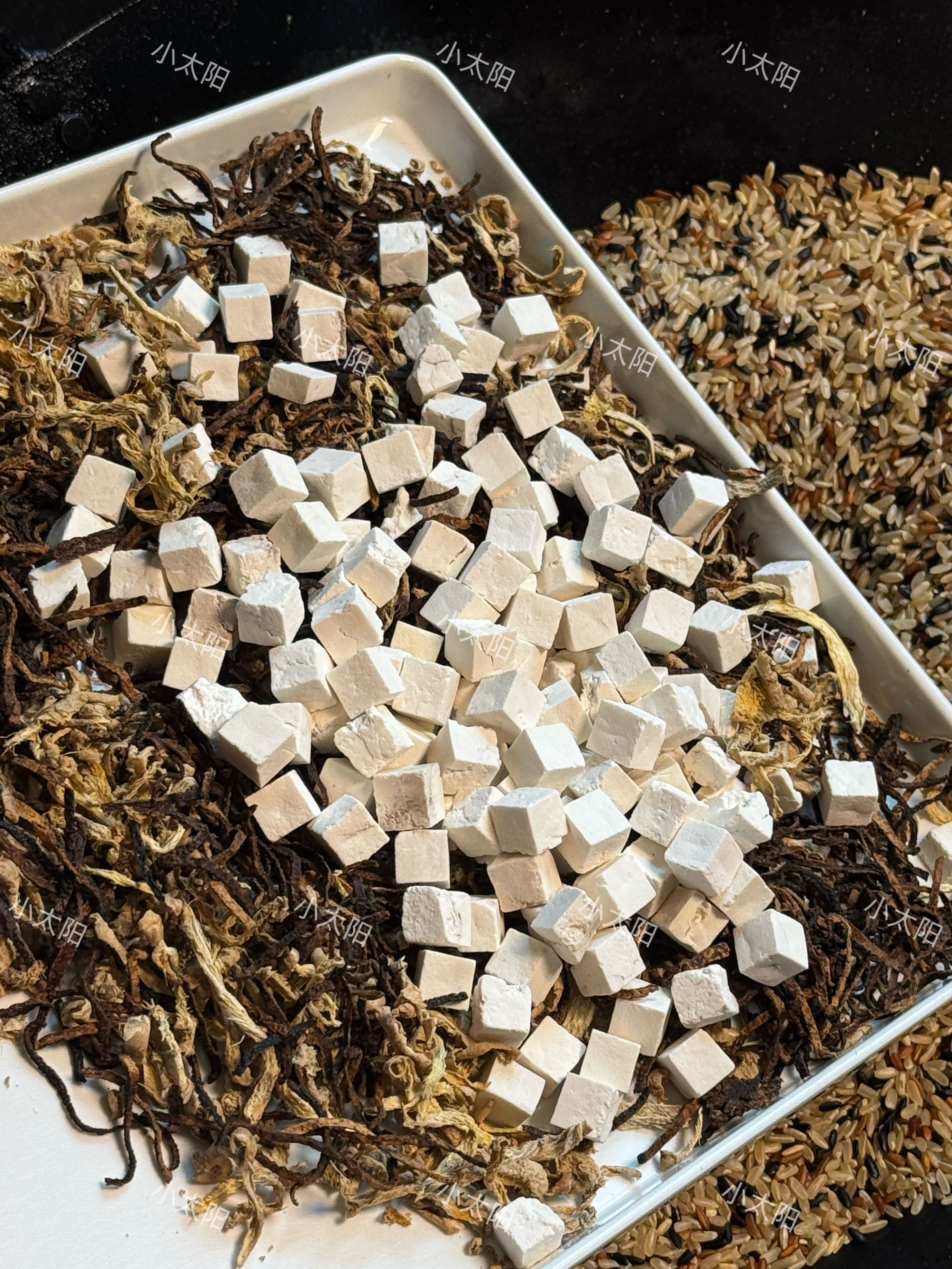 小太阳景云 陈皮炒米 特产干货 500g