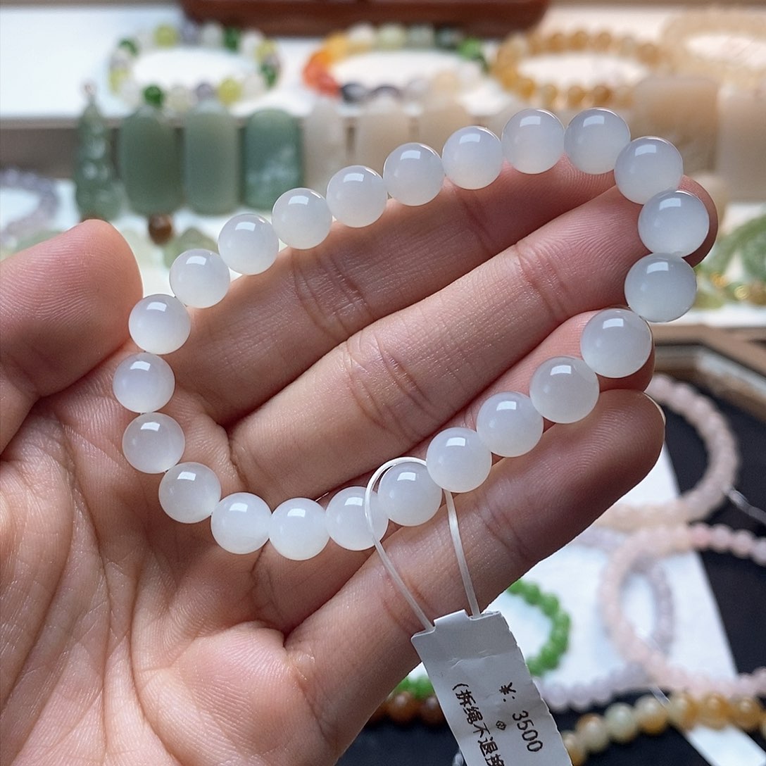 和田玉手链未镶嵌