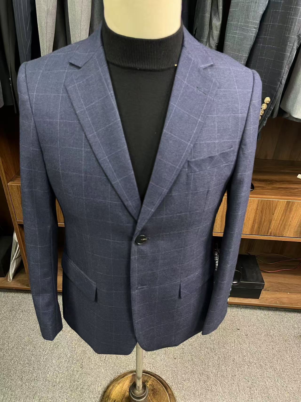 男士修身韩版休闲西服套装 断码特价
