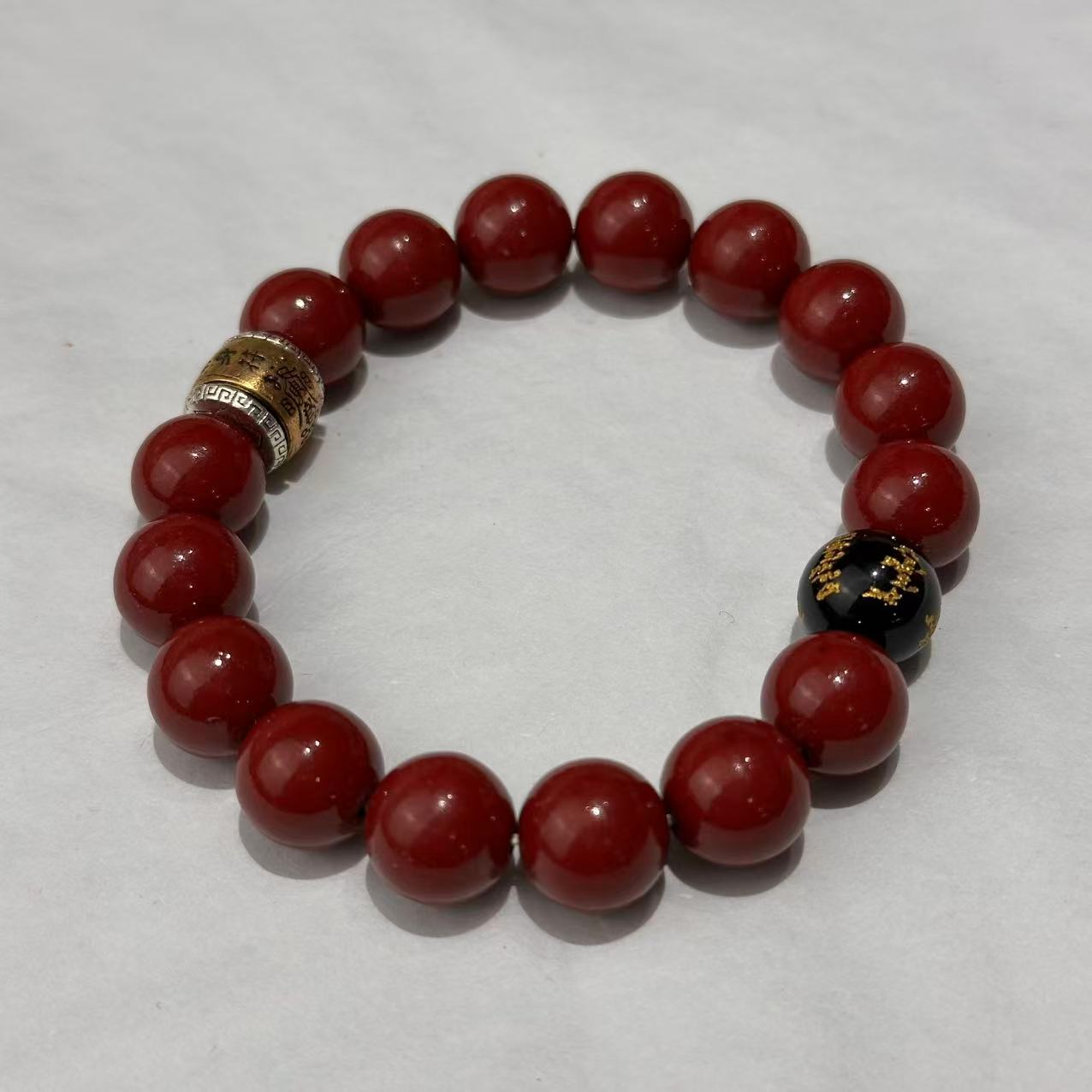 天然辰砂精品手串 MC071 无礼盒