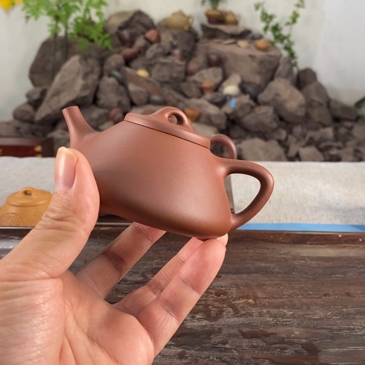 紫砂茶壶宜兴红皮龙160