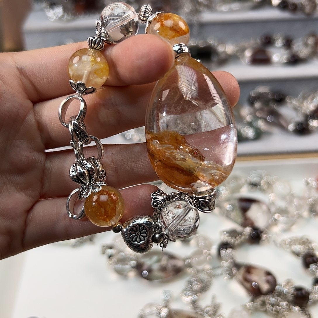 水晶手链合金云****育手串