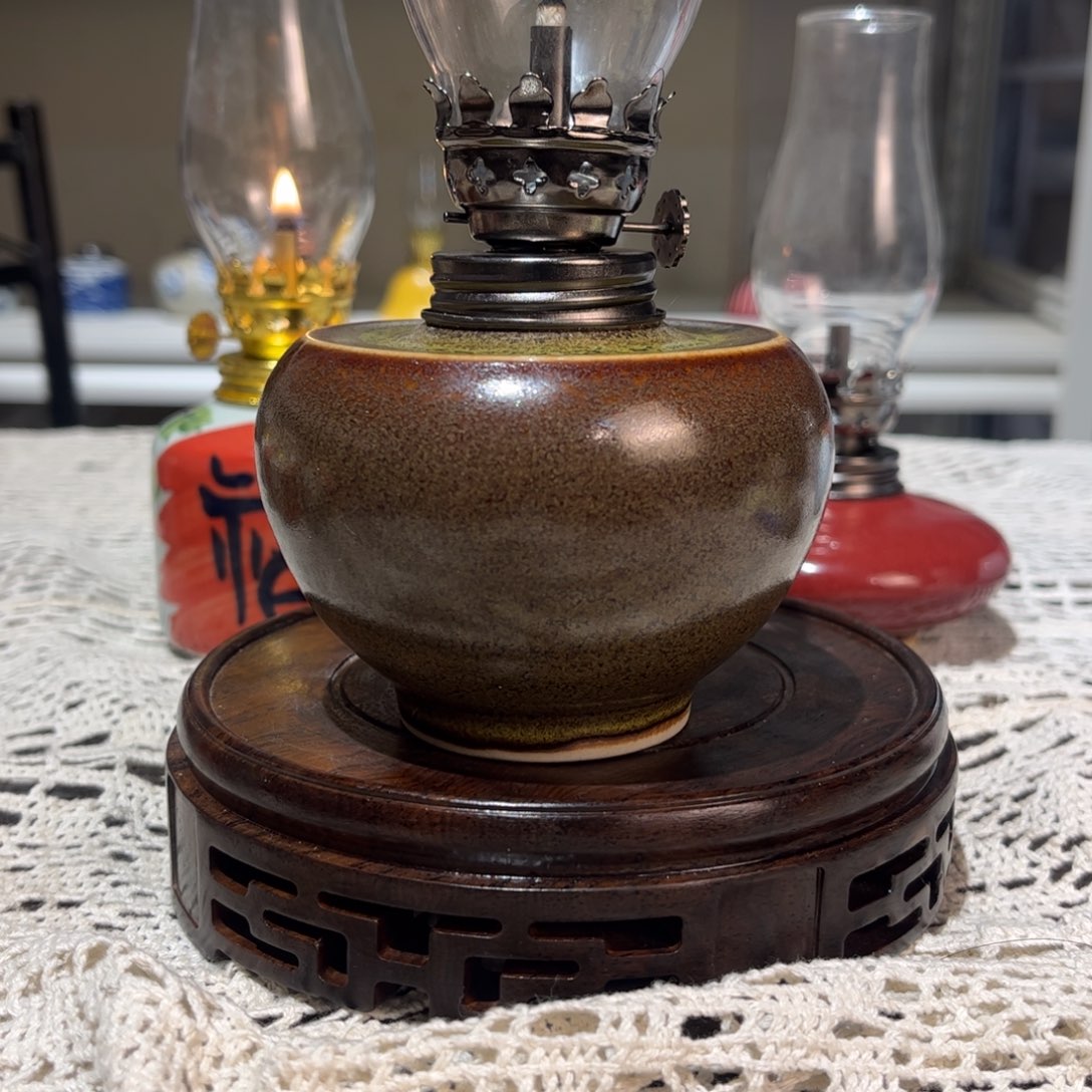 摆件景德镇陶瓷香薰灯