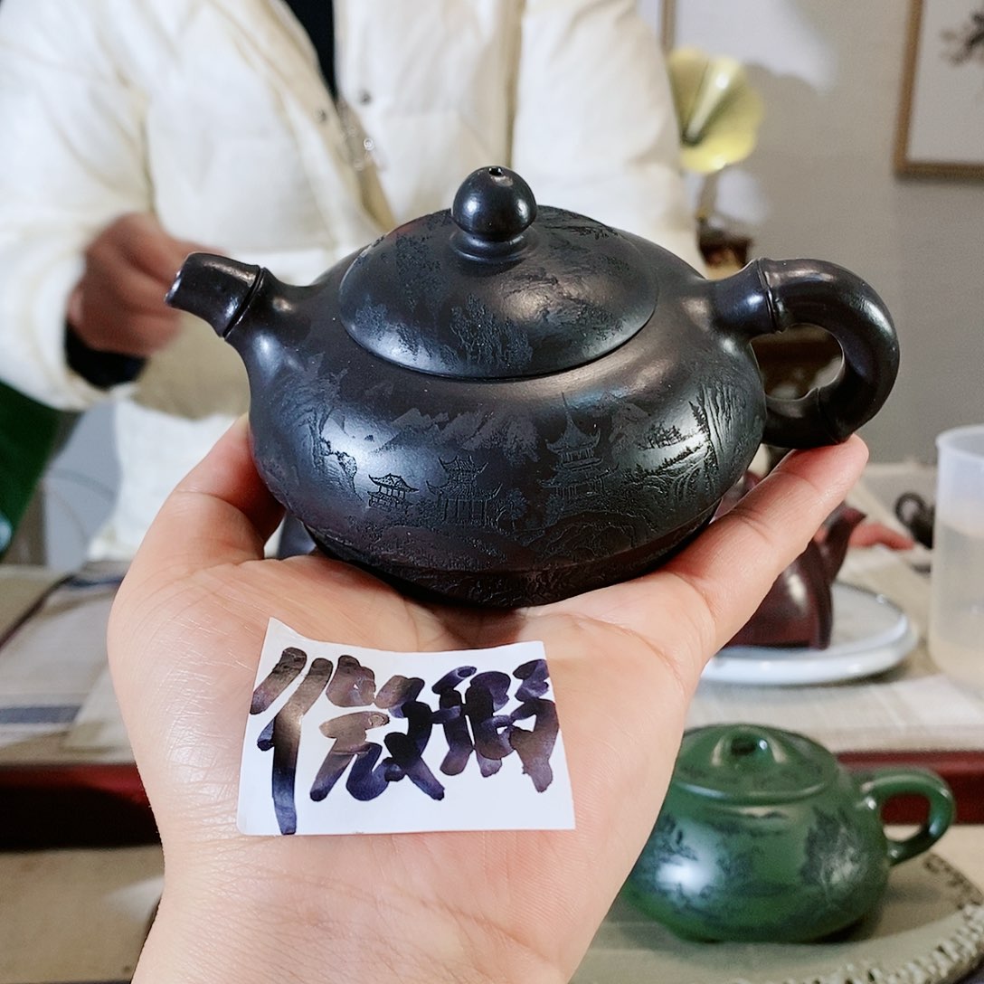 紫砂茶壶宜兴紫砂壶甩出吃货