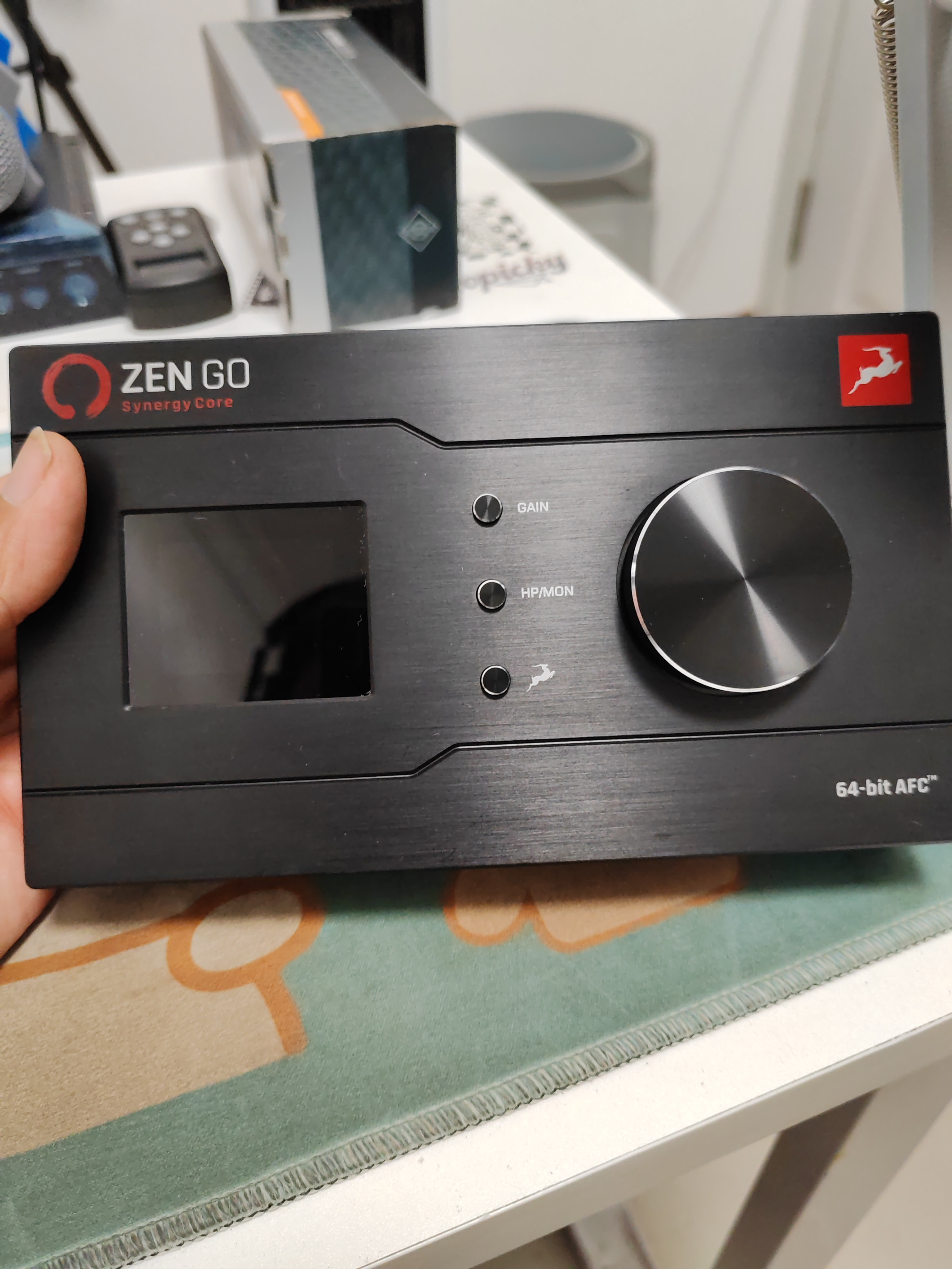 9新  二手9新羚羊zengo声卡