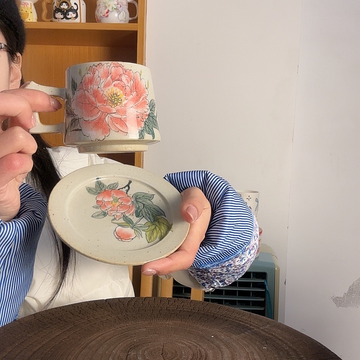 追***你手捏手绘景德镇陶瓷