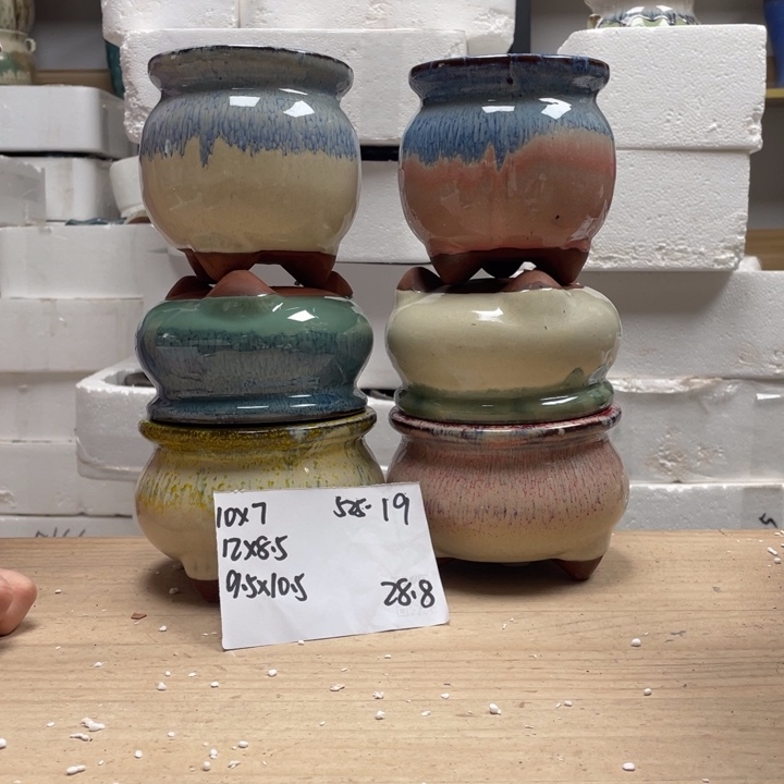 紫砂花盆多肉花盆微瑕19