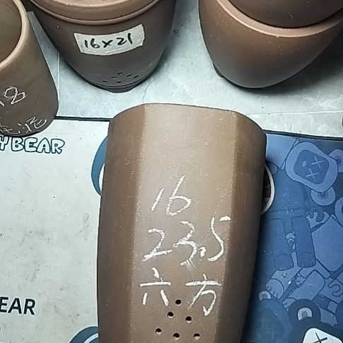 六方一个花泥微瑕