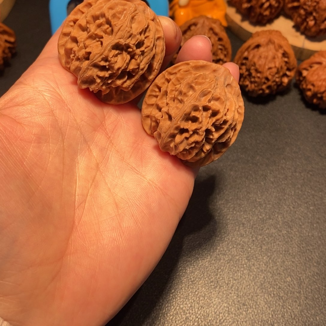 吊坠文玩核桃终*有32号苹果园38尺