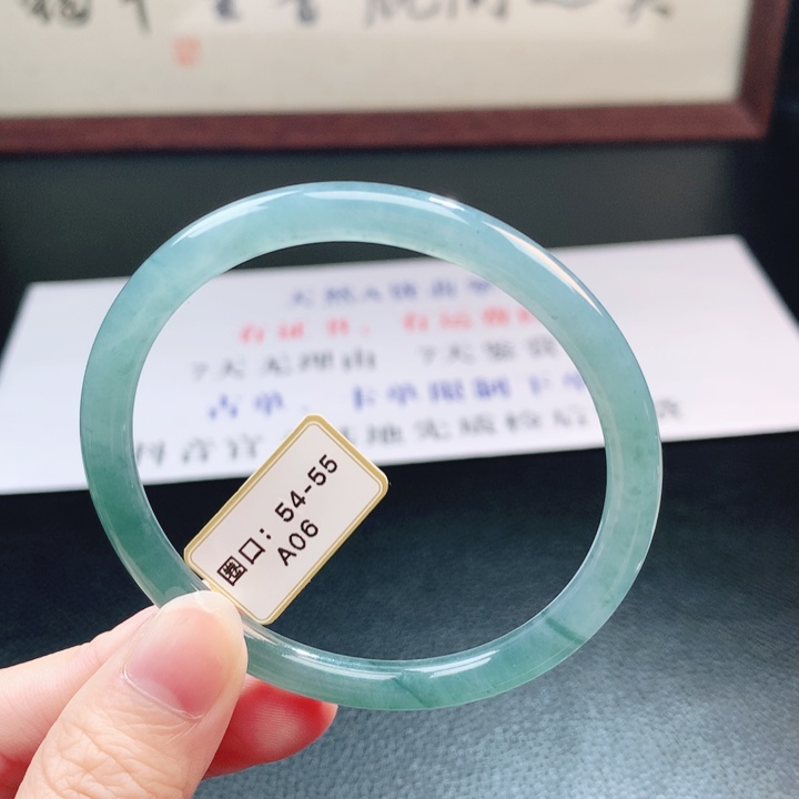 翡翠未镶嵌手镯翡翠手镯78