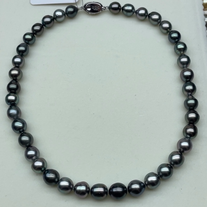 未镶嵌项链海水珍珠炫彩大溪地9.2-10.6