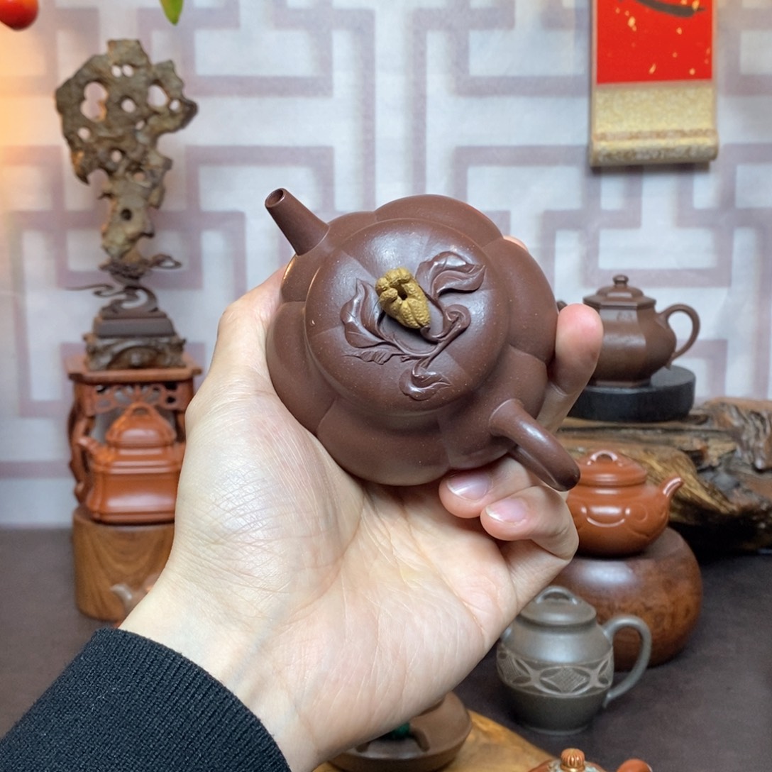 紫砂茶具紫泥佛手