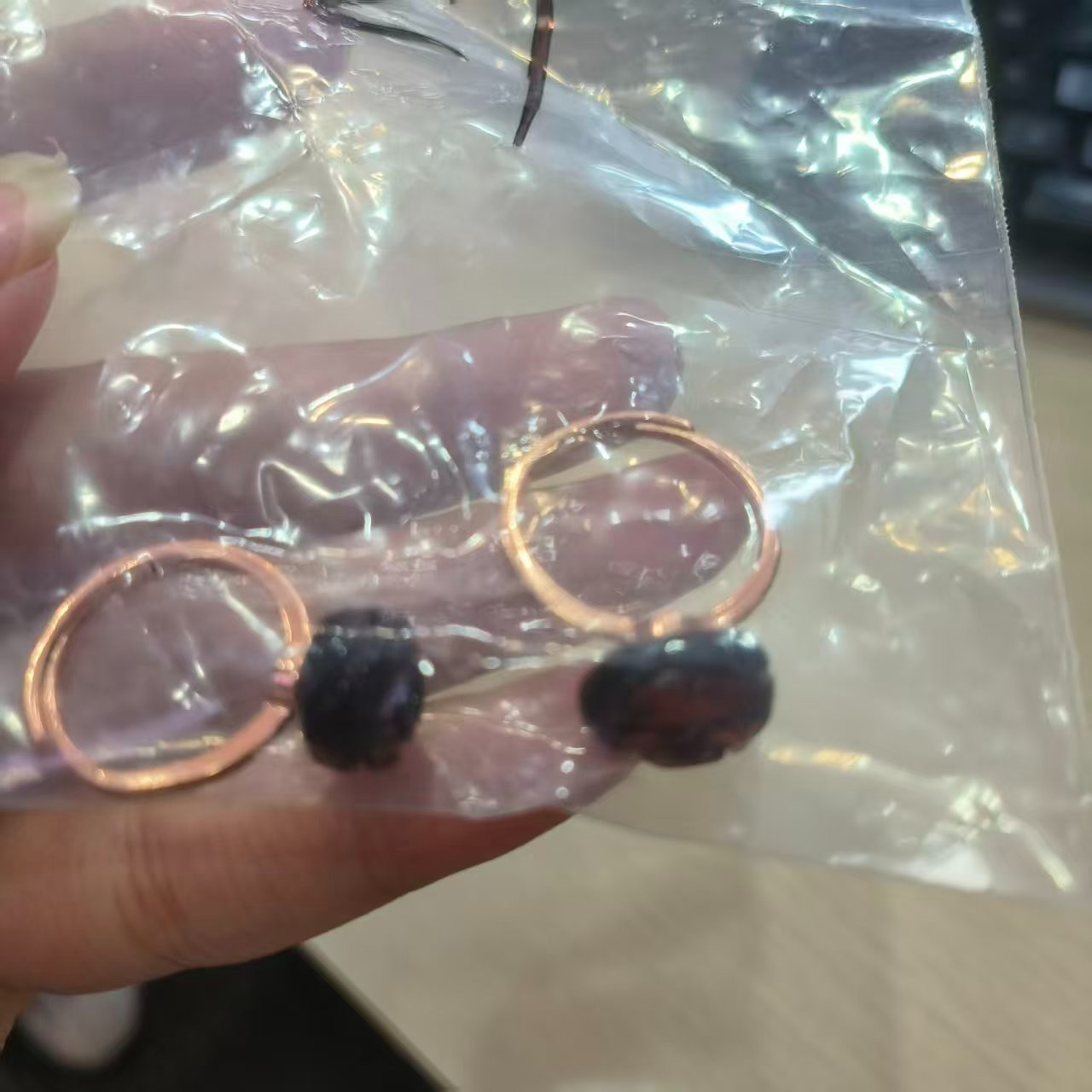  q4（玉夫人）琥珀血珀戒指-多样性只发一件