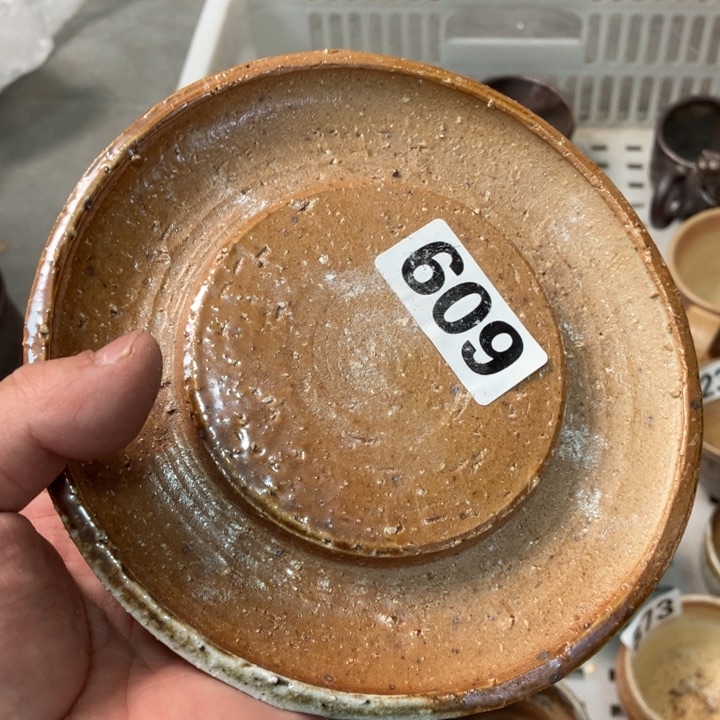   郭锦山柴烧茶具茶杯大放漏