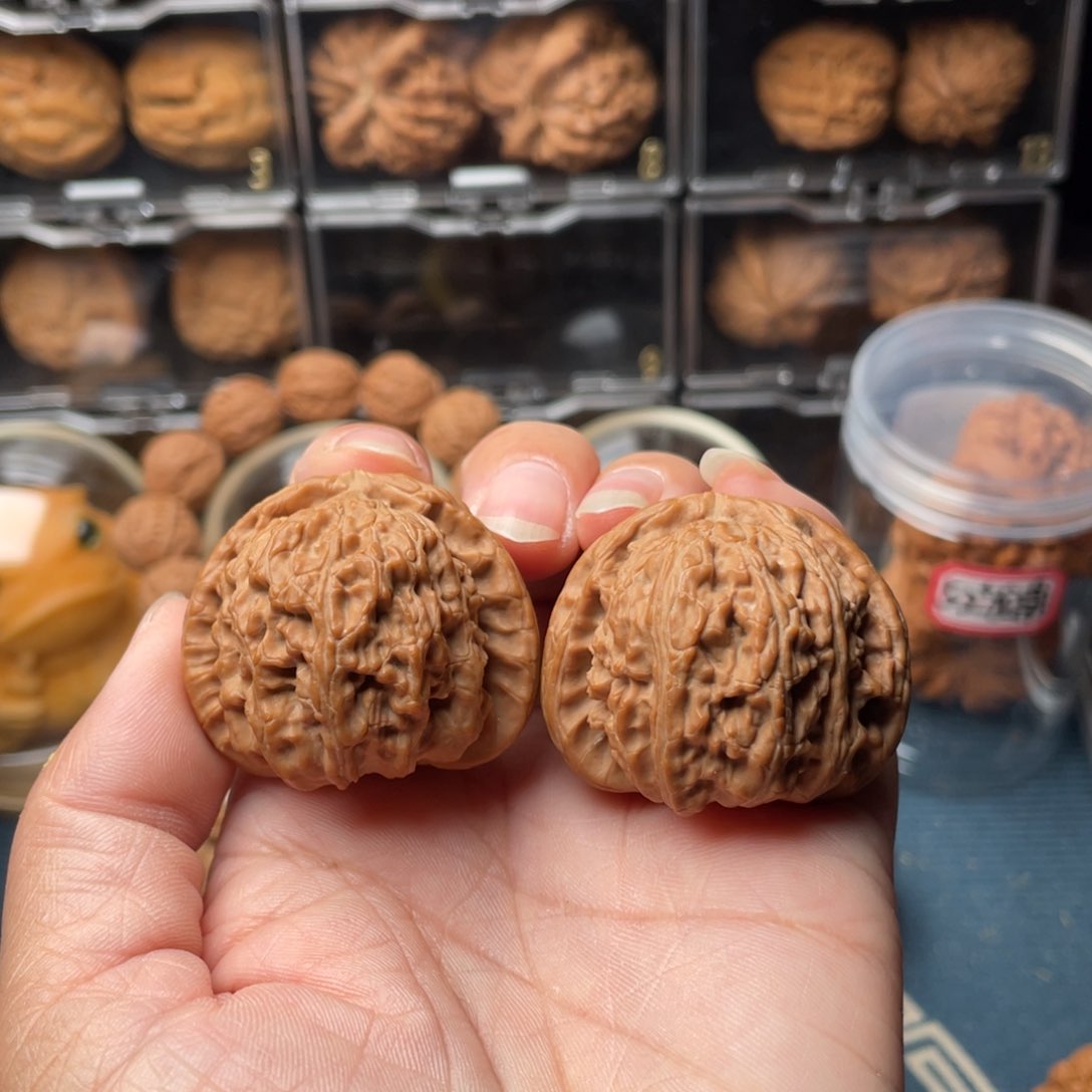 文玩核桃把件39白狮子