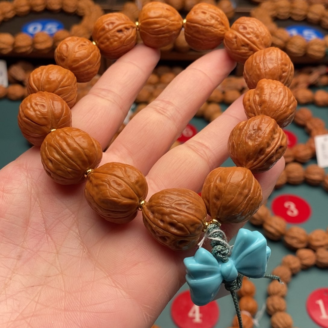 文玩核桃手串18尺寸粽子