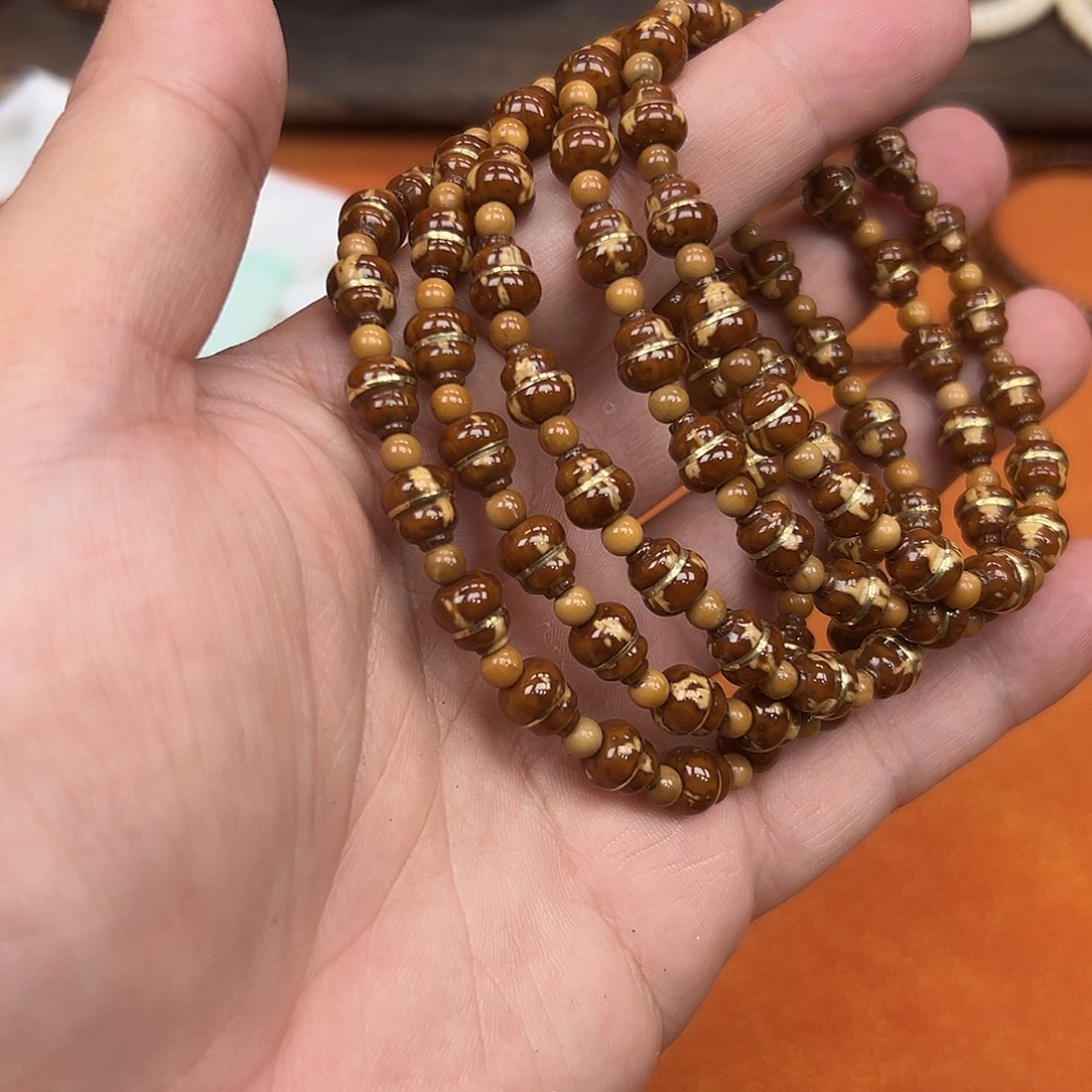 紫金鼠手串8葫芦紫金鼠一线天