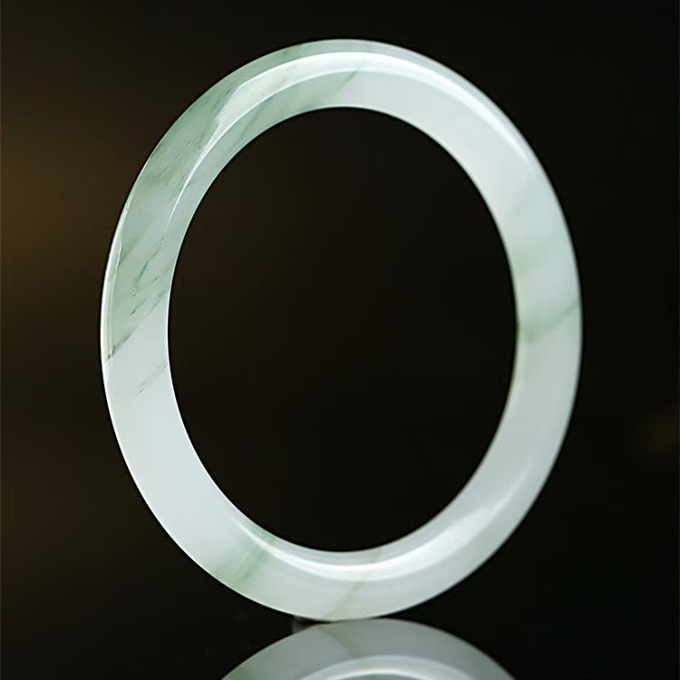 聚财古风天山翠飘花女款丹青玻璃ins时尚百搭送闺蜜妈妈礼物